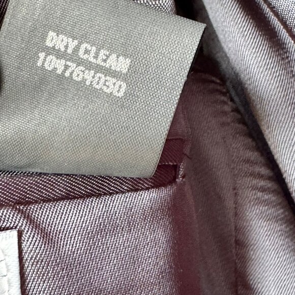 Barrington Premier Mens Suit Coat 44 Reg Navy Blue Worsted Wool Textured New - Picture 3 of 11